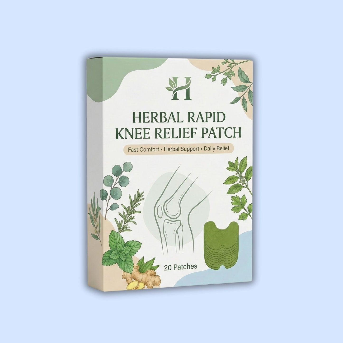 Herbal Rapid Knee Relief Patch